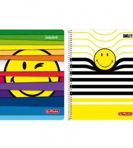 Herlitz spiraalkaustik A4/80 ruuduline, Smiley