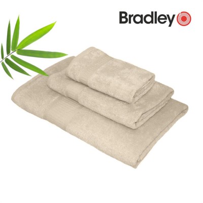 Bradley bambusrätik, 30 x 50 cm, beež, 450 g/m²