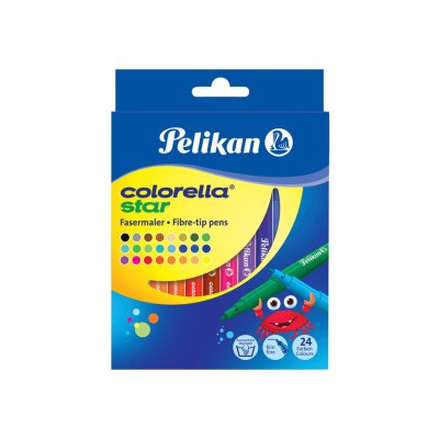 Pelikan viltpliiats, colorella star, 24 värvi