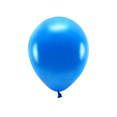 PartyDeco õhupall, 10 tk, 30 cm, sinine metallik / Öko