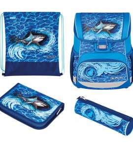 Herlitz koolikott-ranits Loop Plus - Blue Shark, 16 l