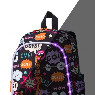 CoolPack seljakott lastele Bobby LED Comics, 8 l