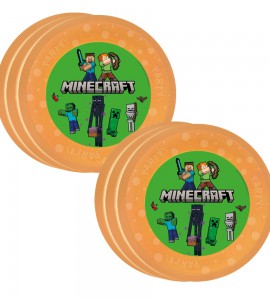 Procos korduvkasutatav peotaldrik, 21cm, 6 tk, Minecraft