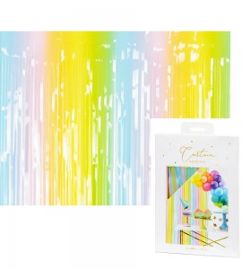 PartyDeco peokardin – mitmevärviline, 100 x 19..