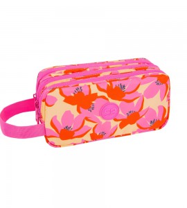 Coolpack pinal Primus, 3 lukuga tühi, Flores Rosa